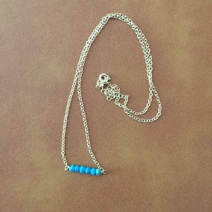 Kris Nations Mystic Bar turquoise necklace